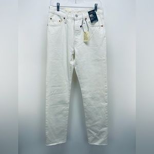Levi's White Ankle & Cropped Jeans